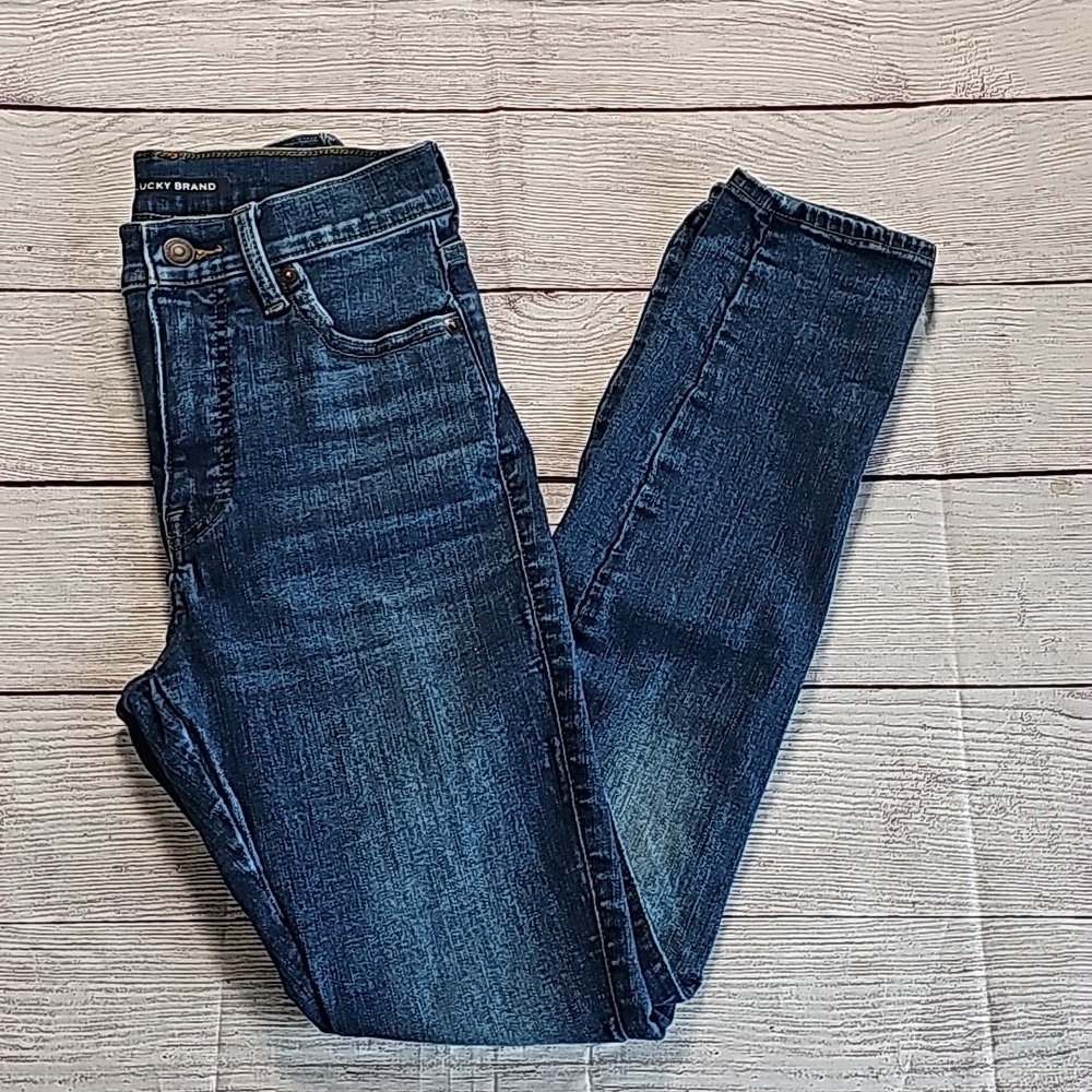 Lucky Brand sz 2 high waisted skinny jeans